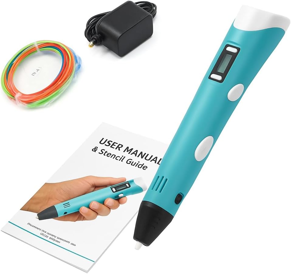 3D Printing Pen with LCD Screen – PLA/ABS Compatible