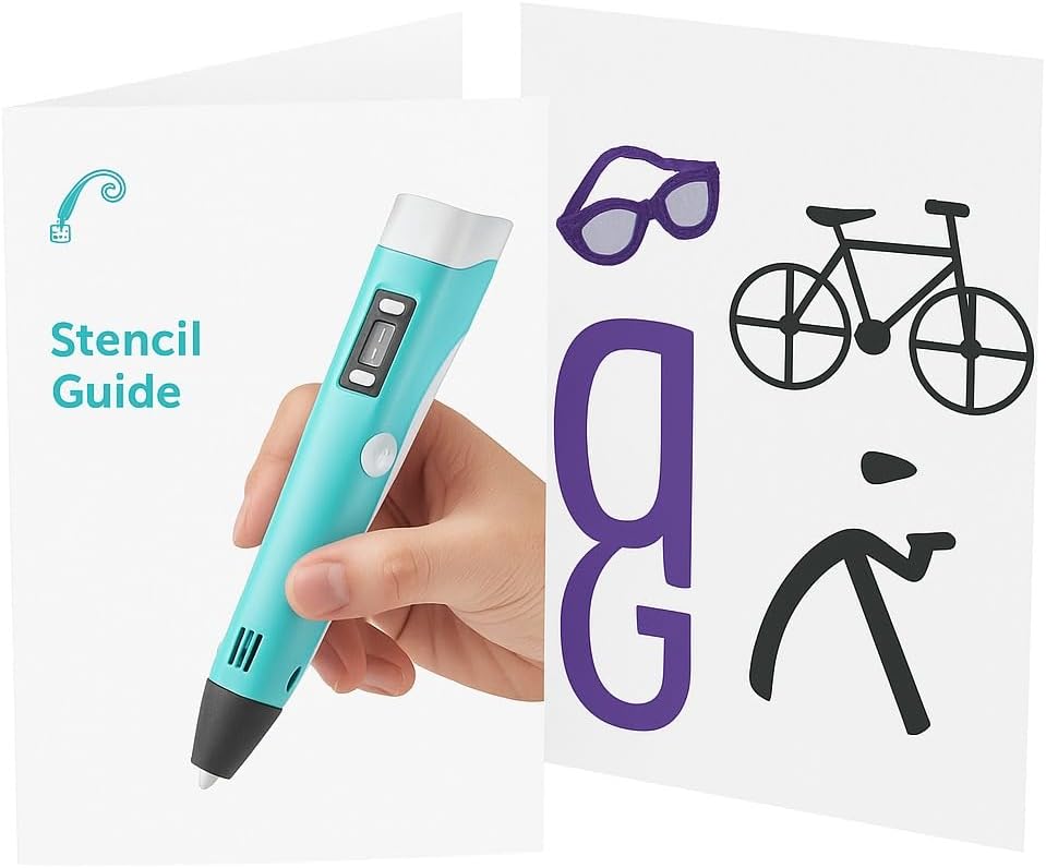 3D Printing Pen with LCD Screen – PLA/ABS Compatible