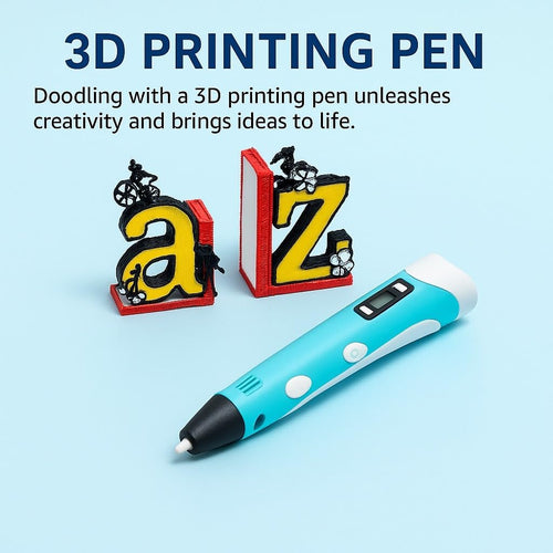 3D Printing Pen with LCD Screen – PLA/ABS Compatible