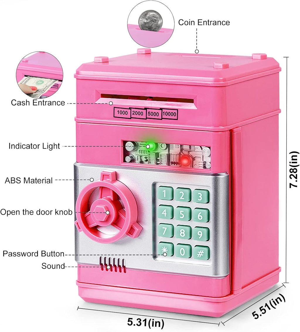Kids Money Bank – Safe Coin & Cash Saving
