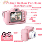 Kids Digital Camera 1080P – Selfie Camera (Pink)