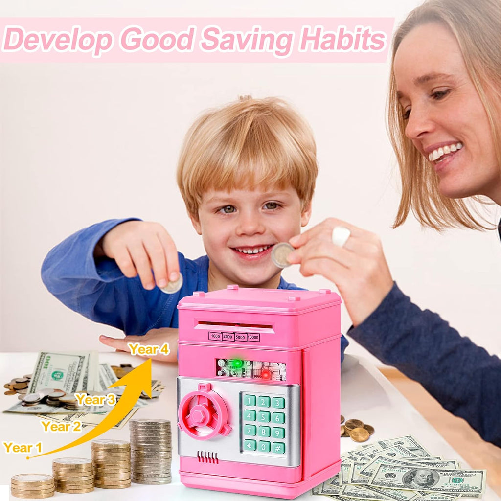 Kids Money Bank – Safe Coin & Cash Saving