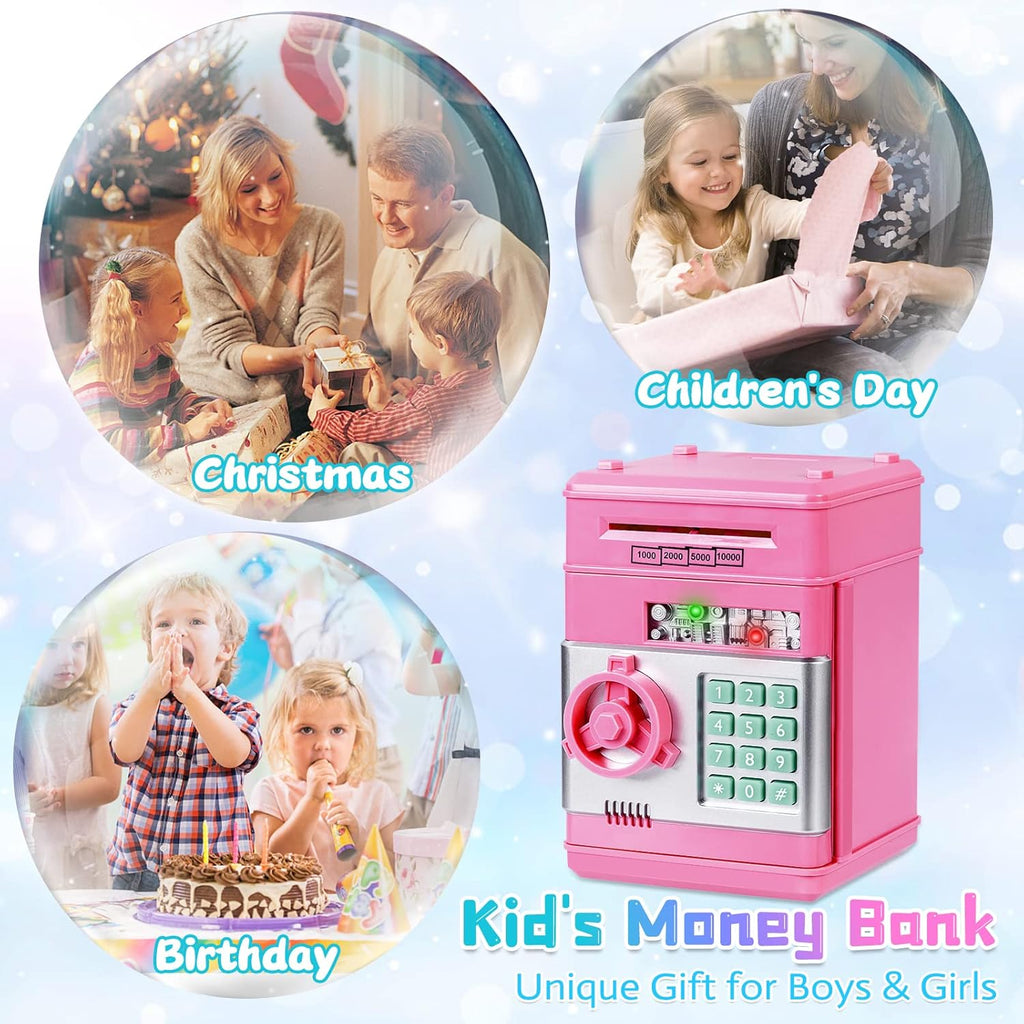Kids Money Bank – Safe Coin & Cash Saving
