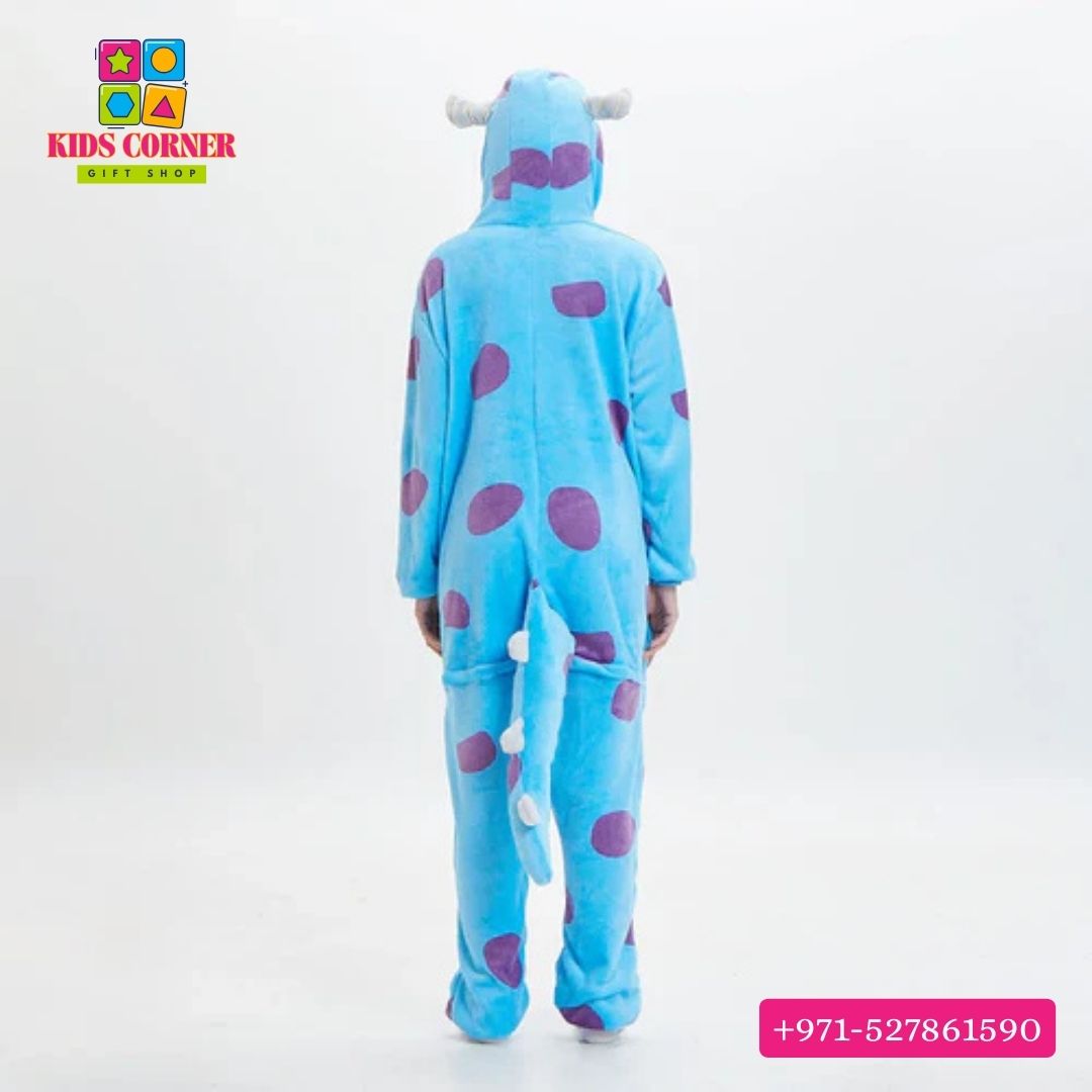 Blue Monster Kigurumi for Mom and Child