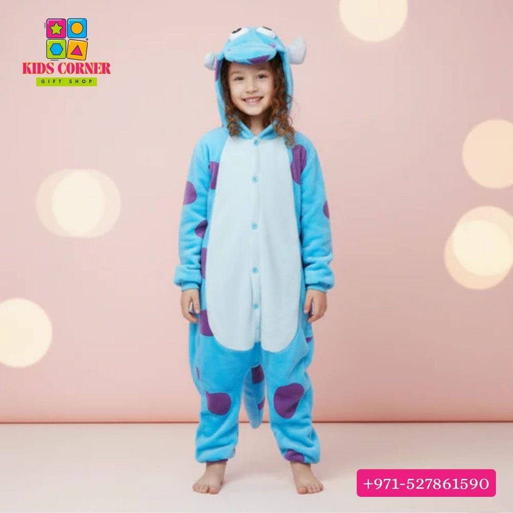 Blue Monster Kigurumi for Mom and Child
