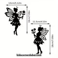 Fairy Silhouettes Floral Wall Decor