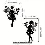 Fairy Silhouettes Floral Wall Decor