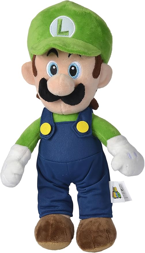 Luigi plush toy 30cm Super Mario soft stuffed character doll for kids