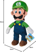 SIMBA Luigi plush toy 50cm Super Mario soft stuffed character doll for kids
