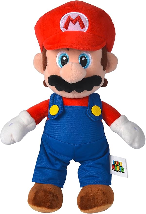 Super Mario Bros Mario plush toy 30cm soft stuffed character doll for kids